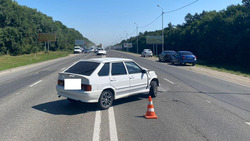 Женщина получила травму головы в ДТП на въезде в Пятигорск