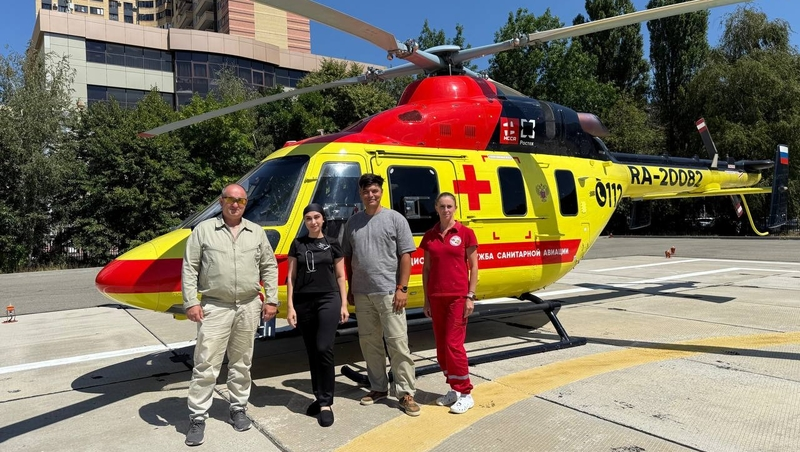 Ставропольский вертолёт санавиации выполнил девять рейсов за две недели
