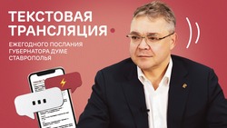 Ежегодное послание губернатора Ставрополья — 2023: текстовая трансляция