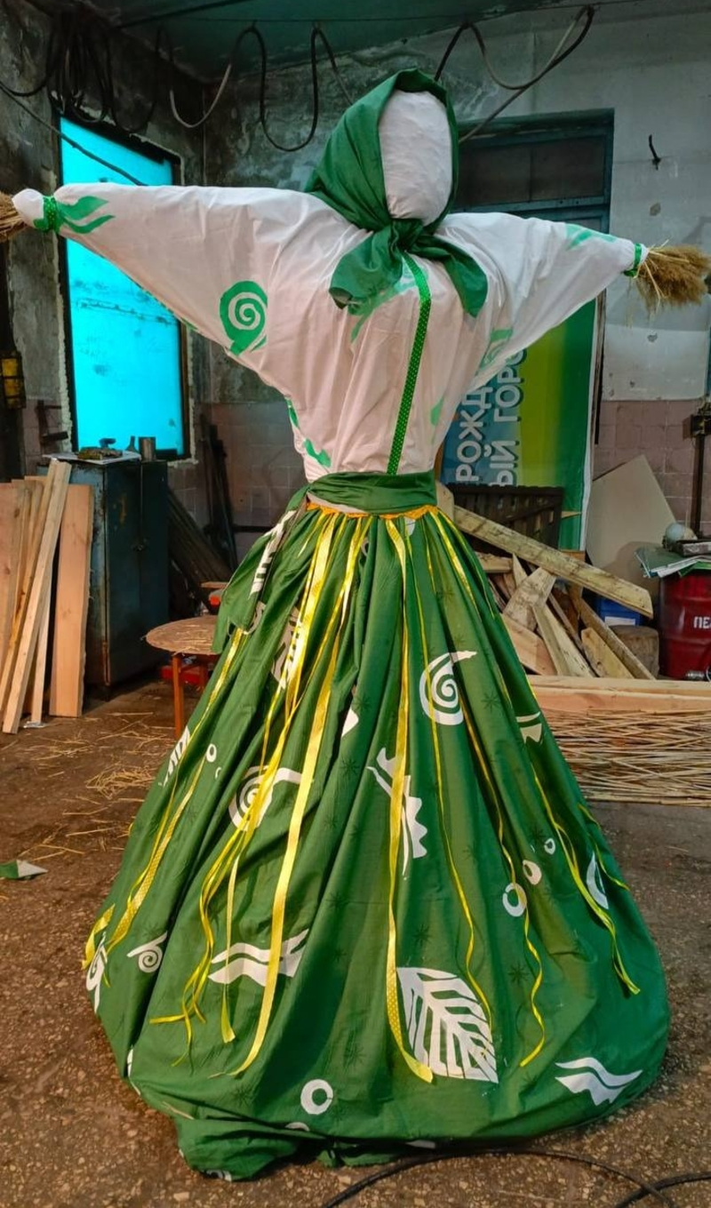 Брендированное чучело сделали на Масленицу в Железноводске