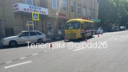 В Кисловодске произошло ДТП с участием автобуса