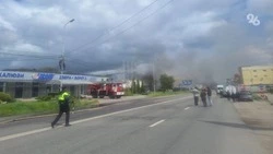Площадь возгорания в Пятигорске составила 1 тыс. кв. м