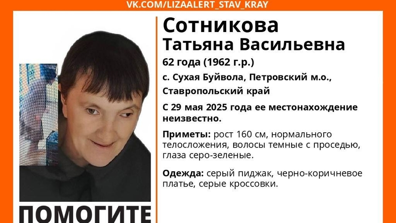 Поиски пропавшей пенсионерки организовали волонтёры в Петровском округе