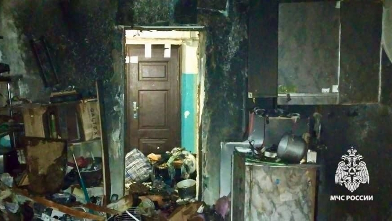 Ссора между супругами могла привести к пожару в квартире в Невинномысске 