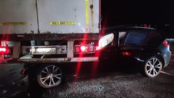 Большегруз столкнулся с легковым BMW в Шпаковском округе