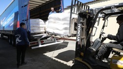 Со Ставрополья новой партией отправили почти 60 тонн гуманитарного груза 