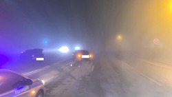 Водитель получил рваную рану головы в полуночном ДТП в Ставрополе
