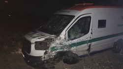 Иномарка протаранила инкассаторский автомобиль на Ставрополье