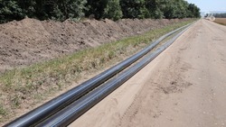 Более 7,5 км новых водопроводных труб уложили в станице Марьинской