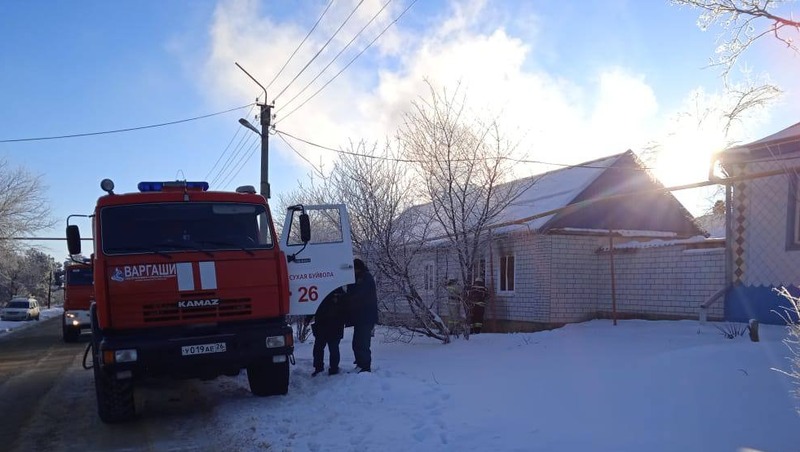 Пожилая женщина погибла при пожаре в селе Петровского округа