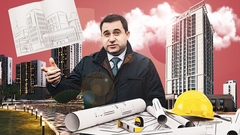 Полтора миллиона кв. м жилья: замминистра строительства РФ Никите Стасишину презентовали проект «Кварталы 17/77»