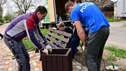 Экоскамейки из переработанного пластика установили в Будённовске