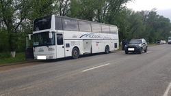 Рейсовый автобус попал в аварию на Ставрополье