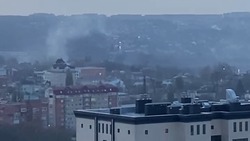 Густой дым окутал часть Ставрополя