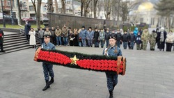 В Кисловодске посмертно наградили орденом Мужества военного, который погиб в зоне СВО