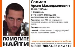 Высокого мужчину со стаффордом разыскивают на Ставрополье