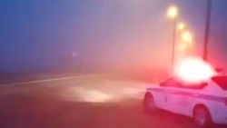 Густой туман опустился на дороги Ставрополья