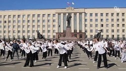 Около тысячи ставропольцев вышли на общегородскую зарядку 7 апреля