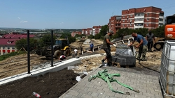 Тротуар и площадки оборудуют в сквере «Солнечный» в Лермонтове