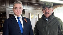 Губернатор Ставрополья встретился с замминистра обороны РФ Юнус-Беком Евкуровым
