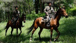 На лошадях карачаевской породы всадники совершили переход в честь 100-летия Карачаево-Черкесии