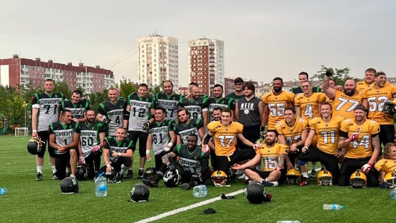 Матч национального чемпионата по регби закончился поражением ставропольской команды