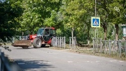 На улице Зои Космодемьянской в Зеленокумске завершили ремонтные работы