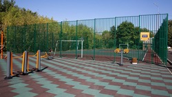 Спортивную и детскую площадки установили в Октябрьском районе Ставрополя