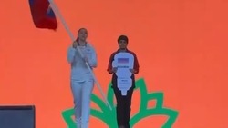 Ставропольская спортсменка пронесла флаг России на церемонии открытия чемпионата мира по боксу в Нью-Дели