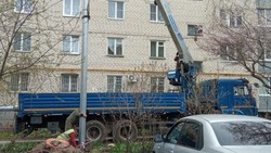 В одном из районов Ставрополя прокладывают новую линию уличного освещения 
