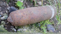 Снаряд времён Гражданской войны нашли в селе на Ставрополье