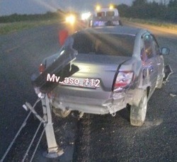 Водитель попавшей в аварию «Лады-Гранты» сбежал с места ДТП в Минводах