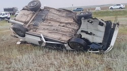 Легковушка перевернулась на трассе в Арзгирском округе — погиб водитель