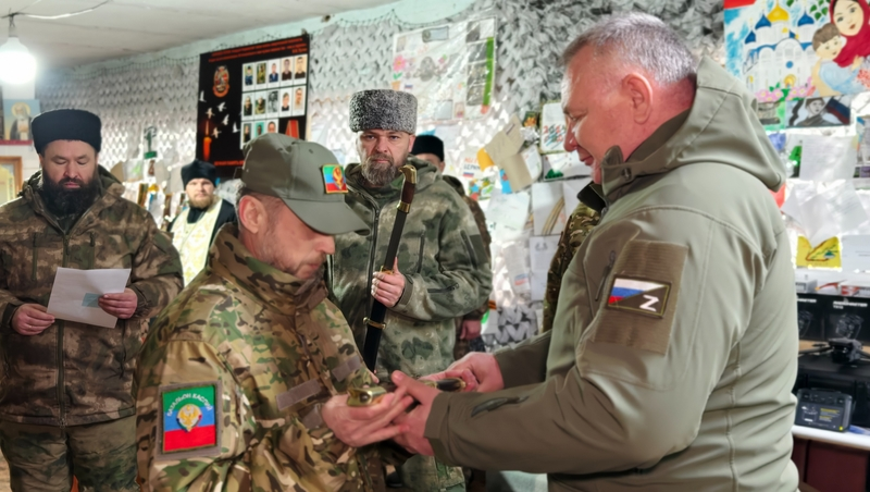 Бойцов из бригады «Терек» наградили медалями на Ставрополье 