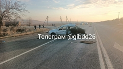 Женщина попала в реанимацию после аварии на Ставрополье 