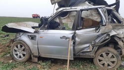 В Курском округе нетрезвый водитель получил травмы в перевернувшейся машине