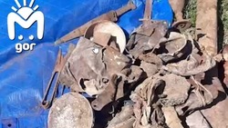 В рухнувшем склепе в Ингушетии обнаружили уникальные предметы быта древних людей