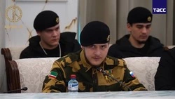 Адам Кадыров в погонах майора выступил перед командирами МВД в Чечне