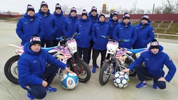 Ставропольским мотоболистам передали новую технику и 160 шин