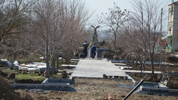 В селе на Ставрополье стартовали работы по благоустройству «Аллеи детства» 