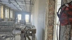 В посёлке Петровского округа продолжают капитально ремонтировать школу