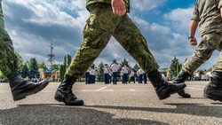 В Будённовске в войсковую часть выехали призванные на мобилизацию мужчины