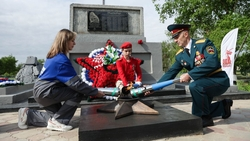 Вечный огонь в селе Ачикулак зажгли при поддержке «Единой России» и «Газпрома»