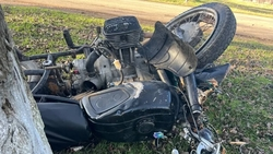 В Изобильненском округе мотоциклист врезался в дерево и погиб