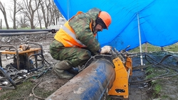 Проблемные участки магистральных водоводов заменили в Туркменском округе