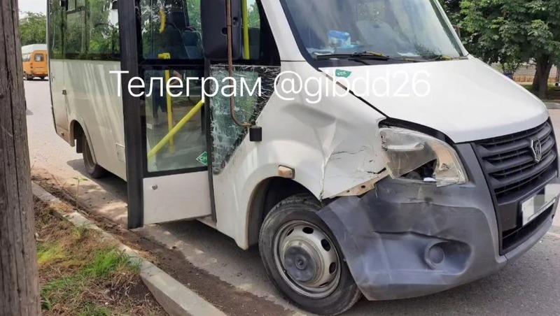 В Георгиевске в ДТП с маршруткой пострадала пожилая женщина