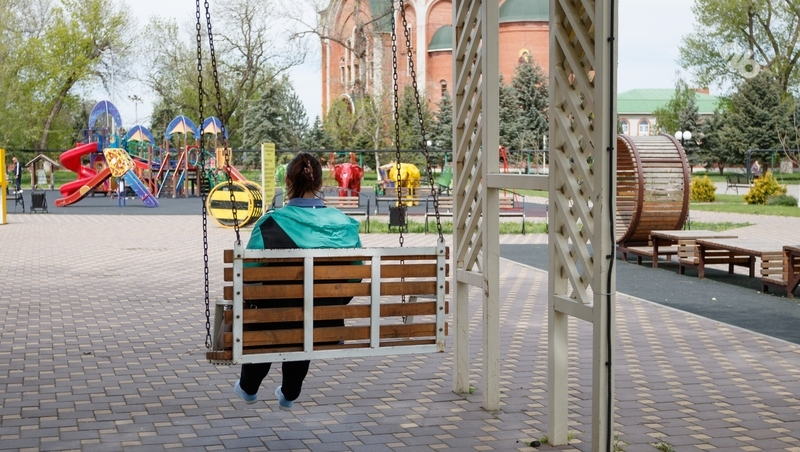 Парк с арт-объектами благоустраивают в хуторе Изобильненского округа