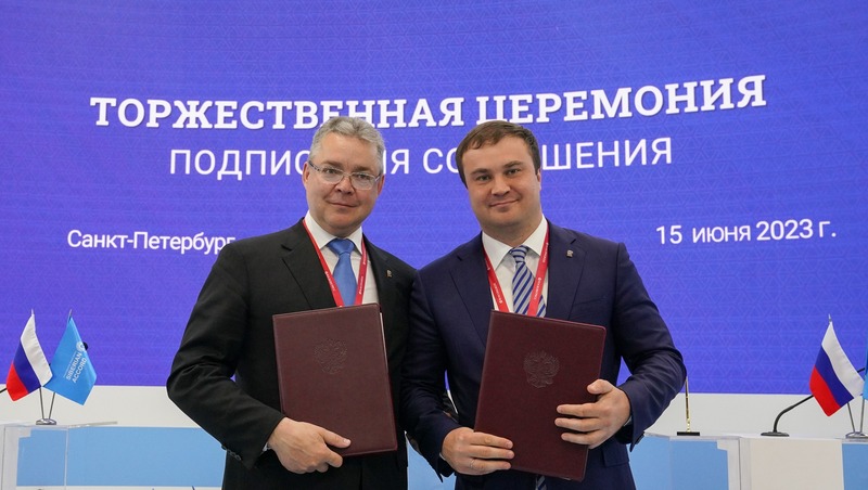 Губернатор Ставрополья и врио главы Омской области заключили о сотрудничестве