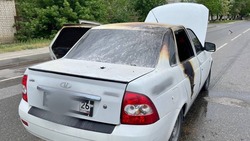 Водитель пострадал из-за возгорания машины на Ставрополье