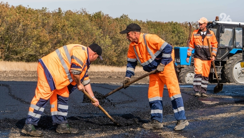 Дорогу протяжённостью более 4 км отремонтировали на Ставрополье по нацпроекту 